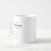 Personalisiert gehört diese Mumie der Tasse (Vorderseite Links)