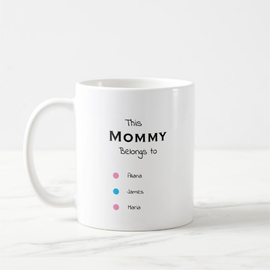 Personalisiert gehört diese Mumie der Tasse (Links)
