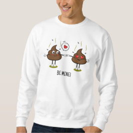 Personalisiert Gekackt Emoji Liebe Couple Sweatshirt