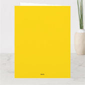 Personalisiert geklappt dank Karte - Gold Farbe (Rückseite)