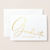 Personalisiert geklappt folienkarte (Vorderseite mit Umschlag)