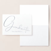 Personalisiert geklappt folienkarte (Anzeige)