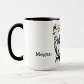 Personalisiert gekrackte Freunde Tasse (Links)
