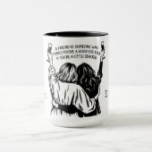 Personalisiert gekrackte Freunde Tasse (Zentrum)