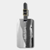 Personalisiert Gelassen Abenteuer beginnen Gepäckm Gepäckanhänger (Vorderseite vertikal)