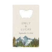 Personalisiert Gelassen die Gastgeschenk Hochzeit Geldbeutel Flaschenöffner (Vorderseite)