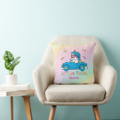Personalisiert Gelassen Travel Unicorn Throw Kisse Kissen (Stuhl )