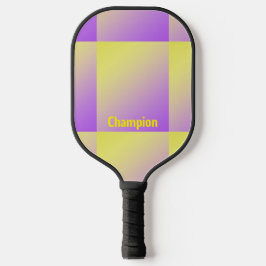 Personalisiert gelb bis Lila glänzend Pickleball Schläger