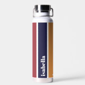 Personalisiert-gelb-gelb gestrichene Wasserflasche Trinkflasche (Rückseite)