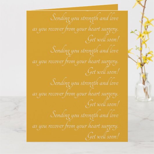 Personalisiert-Gelb-Hose wünscht Herzenslust-Opera Karte (Gelbe Blume)