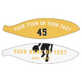 Personalisiert-Gelb-Player-Silhouette-Team-Kinder Basketball (Panele)