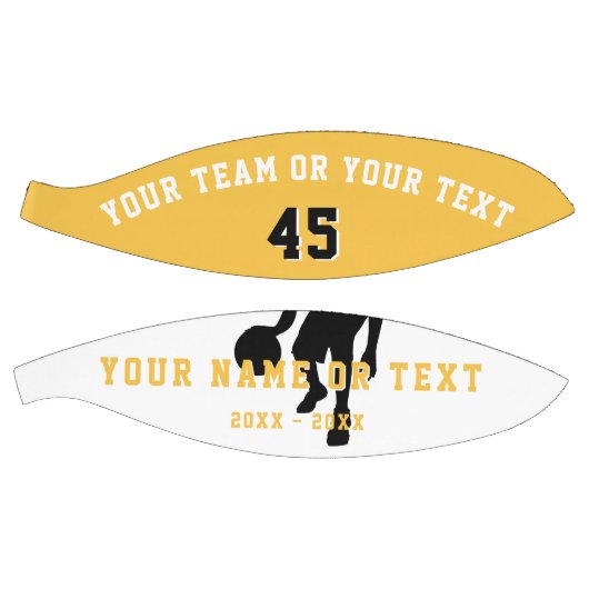 Personalisiert-Gelb-Player-Silhouette-Team-Kinder Basketball (Panele)