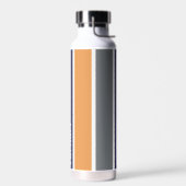 Personalisiert-Gelb-Streifen-Wasserflasche Trinkflasche (Links)
