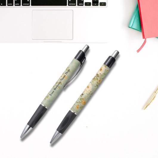 Personalisiert-gelbe Creme Kugelschreiber