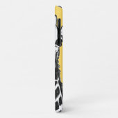 Personalisiert-Gelbe Giraffe Case-Mate iPhone Hülle (Hinten/Links)