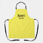 Personalisiert-Gelbe Schürze (Vorderseite)