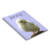 Personalisiert-Gelbes-Chick-Notebook Notizblock (Rechte Seite)