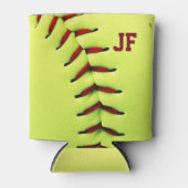 Personalisiert-Gelbweibball Dosenkühler (Vorderseite)