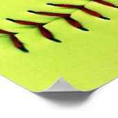 Personalisiert-Gelbweibball Poster (Ecke)