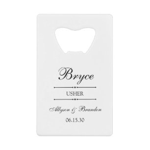 Personalisiert Geldbeutel Flaschenöffner