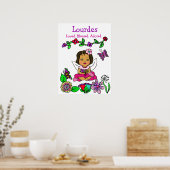 Personalisiert geliebte, gesegnete und bewunderte poster (Küche)