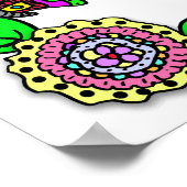 Personalisiert geliebte, gesegnete und bewunderte  poster (Ecke)