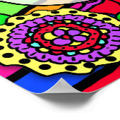 Personalisiert geliebte, gesegnete und bewunderte poster (Ecke)