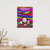 Personalisiert geliebte, gesegnete und bewunderte poster (Küche)