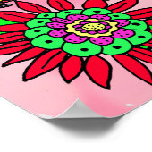 Personalisiert geliebte, gesegnete und bewunderte  poster (Ecke)