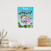 Personalisiert geliebte, gesegnete und bewunderte  poster (Küche)