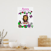 Personalisiert geliebte, gesegnete und bewunderte  poster (Küche)