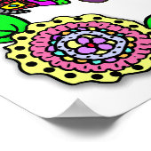 Personalisiert geliebte, gesegnete und bewunderte  poster (Ecke)