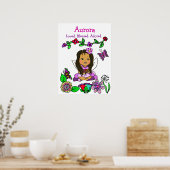 Personalisiert geliebte, gesegnete und bewunderte  poster (Küche)