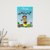 Personalisiert geliebte, gesegnete und bewunderte poster (Küche)