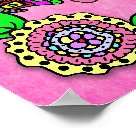 Personalisiert geliebte, gesegnete und bewunderte poster (Ecke)