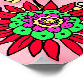 Personalisiert geliebte, gesegnete und bewunderte poster (Ecke)