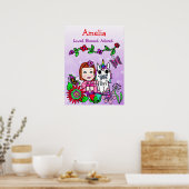 Personalisiert geliebte, gesegnete und bewunderte  poster (Küche)