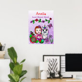 Personalisiert geliebte, gesegnete und bewunderte  poster (Heimbüro)