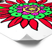 Personalisiert geliebte, gesegnete und bewunderte  poster (Ecke)