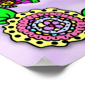 Personalisiert geliebte, gesegnete und bewunderte poster (Ecke)