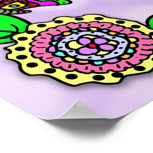 Personalisiert geliebte, gesegnete und bewunderte poster (Ecke)