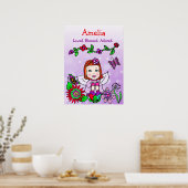 Personalisiert geliebte, gesegnete und bewunderte  poster (Küche)