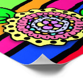 Personalisiert geliebte, gesegnete und bewunderte poster (Ecke)