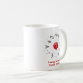 Personalisiert Gemini Zodiac Geburtstagsgeschenk Kaffeetasse (VorderseiteRechts)