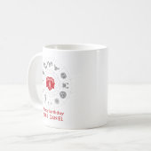Personalisiert Gemini Zodiac Geburtstagsgeschenk Kaffeetasse (Vorderseite Links)