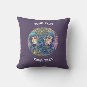 PERSONALISIERT GEMINI ZODIAC SIGN KISSEN
