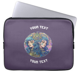 PERSONALISIERT GEMINI ZODIAC SIGN LAPTOPSCHUTZHÜLLE