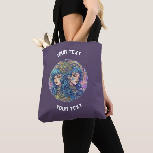 PERSONALISIERT GEMINI ZODIAC SIGN TASCHE (Von Nahem)