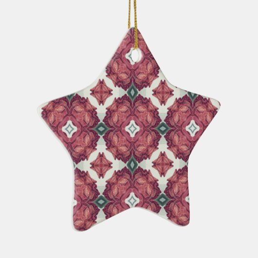 Personalisiert Gemustert Keramik Ornament (Rechts)