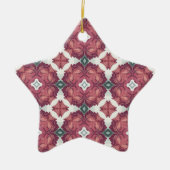 Personalisiert Gemustert Keramik Ornament (Vorne)
